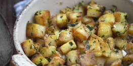Pommes de terres rôties au four